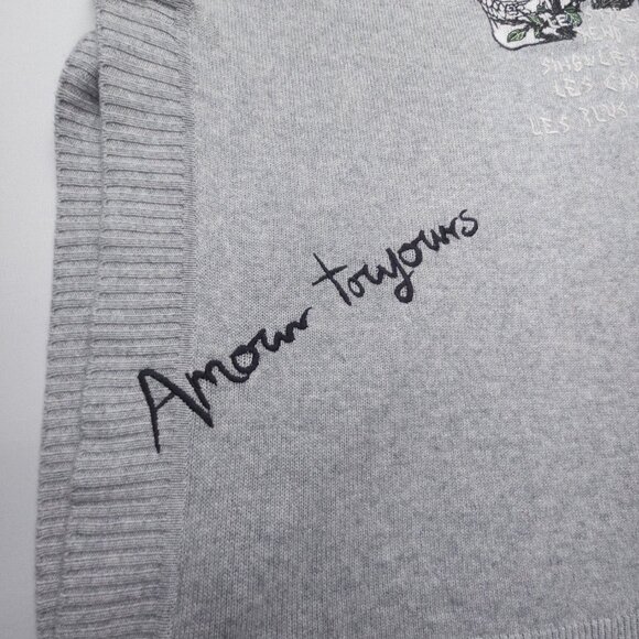 Zadig & Voltaire Inna Tattoo Cashmere Cardigan M/L - Picture 12 of 14